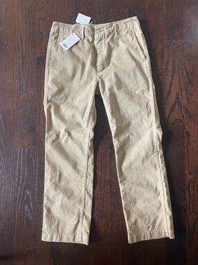 Auralee Men’s Garment-Dyed Finx Chino pants